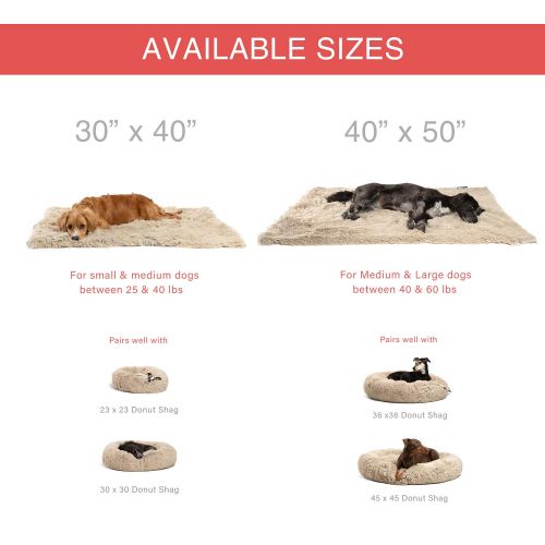  Best Friends by Sheri Luxury Shag Fuax Fur Donut Cuddler (Multiple Sizes)