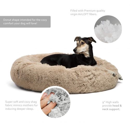  Best Friends by Sheri Luxury Shag Fuax Fur Donut Cuddler (Multiple Sizes)