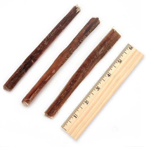  Best Pet Supplies, Inc. GigaBite 12 Inch Slim Odor-Free Bully Sticks (25 Pack)  USDA & FDA Certified All Natural, Free Range Beef Pizzle Dog Treat  by Best Pet Supplies