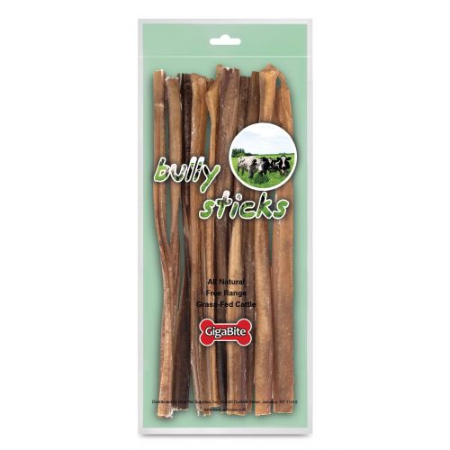  Best Pet Supplies, Inc. GigaBite 12 Inch Slim Odor-Free Bully Sticks (25 Pack)  USDA & FDA Certified All Natural, Free Range Beef Pizzle Dog Treat  by Best Pet Supplies