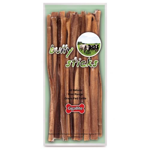  Best Pet Supplies, Inc. GigaBite Slim Odor-Free Bully Sticks  USDA & FDA Certified All Natural, Free Range Beef Pizzle Dog Treat