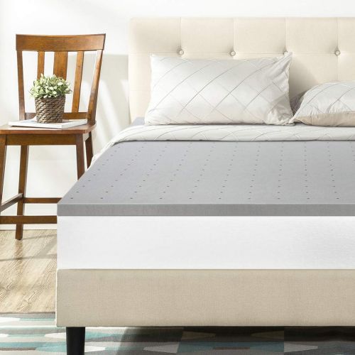  Best Price Mattress Queen Mattress Topper - 1.5 Inch Bamboo Charcoal Infused Memory Foam Bed Topper Cooling Mattress Pad, Queen Size