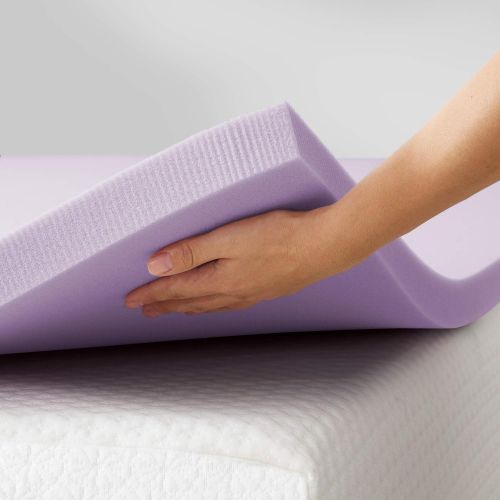  Best Price Mattress Full Mattress Topper - 1.5 Inch Lavender Infused Memory Foam Bed Topper Cooling Mattress Pad, Full Size