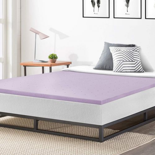  Best Price Mattress Full Mattress Topper - 1.5 Inch Lavender Infused Memory Foam Bed Topper Cooling Mattress Pad, Full Size