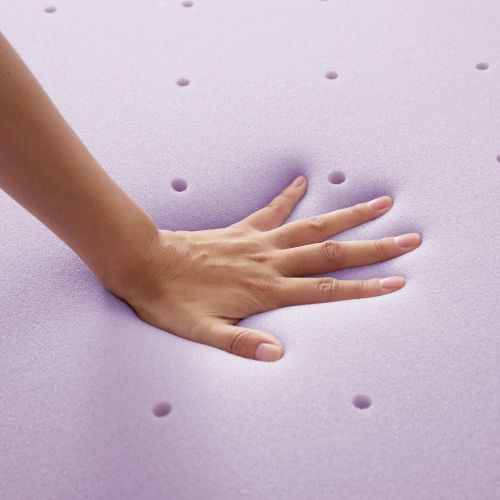  Best Price Mattress Full Mattress Topper - 1.5 Inch Lavender Infused Memory Foam Bed Topper Cooling Mattress Pad, Full Size