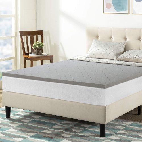  Best Price Mattress Full Mattress Topper - 1.5 Inch Bamboo Charcoal Infused Memory Foam Bed Topper Cooling Mattress Pad, Full Size