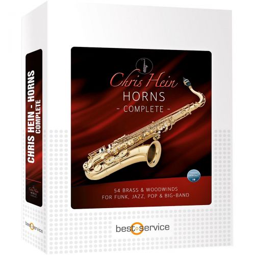  Best Service},description:With 53 Solo-Instruments and 32 Section-instruments, with a total of approximately 80,000 samples and 50 GB content, Chris Hein - Horns is one of the worl