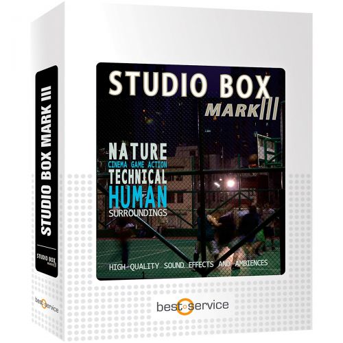  Best Service},description:Studio Box, now available in version Mark III, is one of the most complete sound effect collections, a comprehensive foley library for your film, advertis