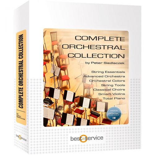  Best Service},description:Complete Orchestral Collection is a brand new compilation of all Peter Siedlaczek libraries ever released by Best Service. This new product combines Peter