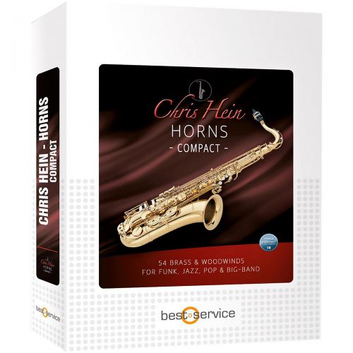  Best Service},description:Chris Hein Horns Compact is a powerful Brass & Woodwind library including 53 Solo-Instruments and six synth-brass instruments. Each of the Solo Instrument