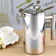 Best of Best 1000ML Stainless Steel Insulated Coffee Tea Maker with Filter Double Wall