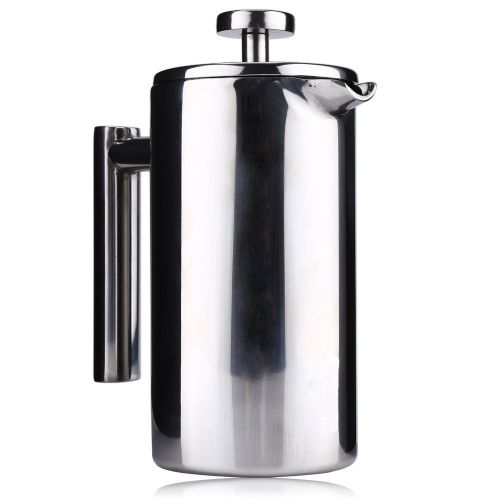  Best of Best 1000ML Stainless Steel Insulated Coffee Tea Maker with Filter Double Wall