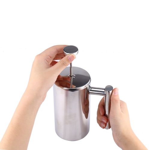  Best of Best 1000ML Stainless Steel Insulated Coffee Tea Maker with Filter Double Wall