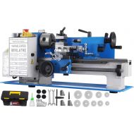 [아마존베스트]BestEquip Metal Lathe 7 x 14,Mini Metal Lathe 0-2250 RPM Variable Speed,Mini Lathe with 4 3-jaw Chuck,Bench Top Metal Lathe,Benchtop Lathe, for Various Types of Metal Turning