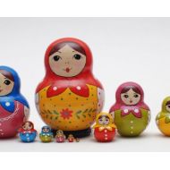 BestGiftIdeas Russian Sergiev Posad Matryoshka babushka russian nesting doll 10 pc Free Shipping plus free gift!