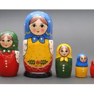 BestGiftIdeas Russian Sergiev Posad matryoshka babushka russian nesting doll 5 pc Free Shipping plus free gift!
