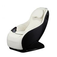 BestMassage Fully Assembled Curved Long Rail Shiatsu Massage Chair wWireless Bluetooth Speaker and USB charger (chair-White)