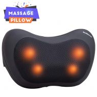 BestMassage Shiatsu Back Neck Massager Shiatsu Massage Pillow Neck Massager Pillow Kneading Massage Pillow...