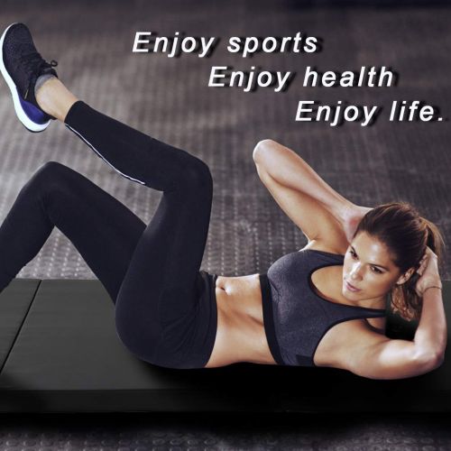  BestOffice 4x8x2Thick Folding Panel Gymnastics Mat Gym Fitness Exercise Mat R4