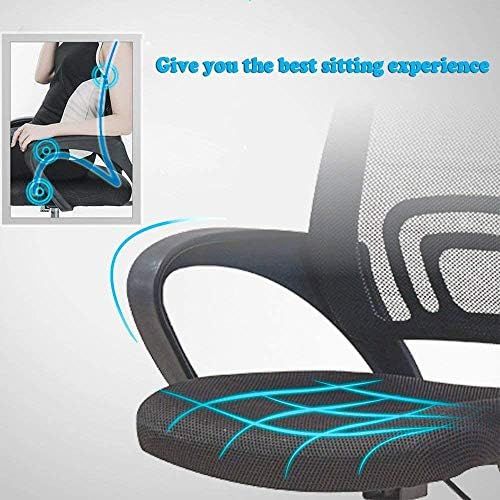  BestOffice Office Chair Ergonomic Desk Chair Mesh Computer Chair Lumbar Support Modern Executive Adjustable Stool Rolling Swivel Chair for Back Pain, Black