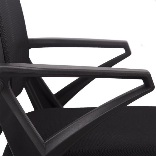  BestOffice PU Leather Mid-Back Mesh Task Chair Office Desk Task Chair