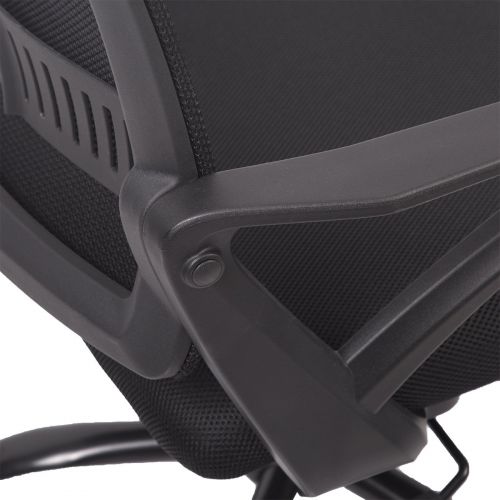  BestOffice PU Leather Mid-Back Mesh Task Chair Office Desk Task Chair