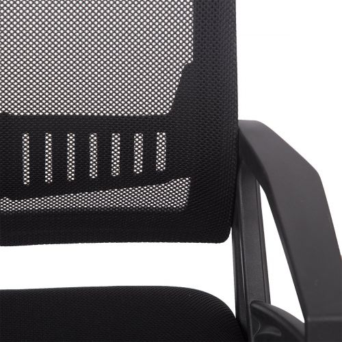  BestOffice PU Leather Mid-Back Mesh Task Chair Office Desk Task Chair