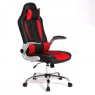 BestOffice Back Race Car Style Bucket Seat Office Desk Chair Gaming Chair (Red)