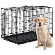 BestPet 42 Pet Folding Dog Cat Crate Cage Kennel w/ABS Tray LC