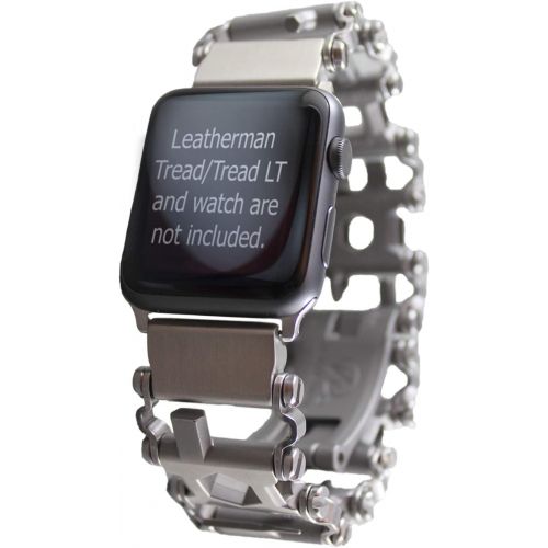 레더맨 BestTechTool watch adapter compatible with LEATHERMAN TREAD - BTT adapter (compatible with Apple watch 44mm 42mm, Stainless Steel, TREAD)