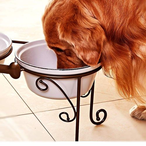  BestVida Sparks Pet Feeder, Dog Feeder, Cat Feeder, Dog Bowl, Pet Station, Pet Feeding Station