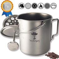 [아마존베스트]Bestargot Camping Titan Becher, French Press Kaffeebereiter, Multifunktionale Outdoor-Tasse, Grosse Kapazitat 750 ml max, Leicht und Tragbar 220g Leicht zu Tragen, BSTTCP01