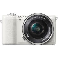 Bestbuy Sony - Alpha a5100 Mirrorless Camera with 16-50mm Retractable Lens - White