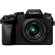Bestbuy Panasonic - G7 Mirrorless Camera with LUMIX G VARIO 14-42mm f3.5-5.6 II ASPH.MEGA O.I.S. Lens - Black