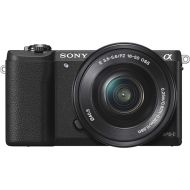 Bestbuy Sony - Alpha a5100 Mirrorless Camera with 16-50mm Retractable Lens - Black