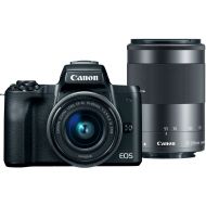 Bestbuy Canon - EOS M50 Mirrorless Camera with EF-M 15-45mm f3.5-6.3 IS STM and EF-M 55-200mm 1:4.5-6.3 IS STM Zoom Lenses - Black