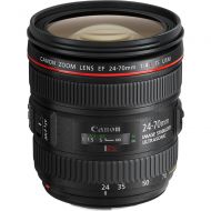 Bestbuy Canon - EF 24-70mm f/4L IS USM Standard Zoom Lens - Black