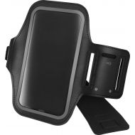 Bestbuy Insignia - Fitness Armband for Apple iPhone 8 Plus/7 Plus/6s Plus, Samsung Note8 and Galaxy S8+/S9+ - Black