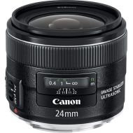 Bestbuy Canon - EF 24mm f2.8 IS USM Wide-Angle Lens - Black