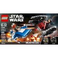 Bestbuy LEGO - Star Wars A-Wing vs. TIE Silencer Microfighters 75196 - Black