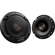 Bestbuy Kenwood - Road Series 6-12" 2-Way Car Speakers with Cloth Cones (Pair) - Black