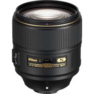 Bestbuy Nikon - AF-S NIKKOR 105mm f/1.4E ED Telephoto Lens for Nikon F - black