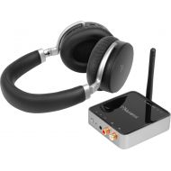 Bestbuy Aluratek - Wireless Over the Ear Bluetooth Headphones and Transmitter Kit - Black