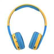 Bestbuy Contixo - KB-2600 Wireless On-Ear Headphones (iOS) - Blue/Yellow