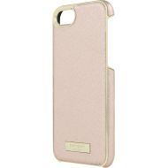 Bestbuy kate spade new york - Wrap Case for Apple iPhone 8 - Saffiano Rose GoldGold Logo Plate