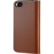 Bestbuy Platinum - Genuine American Leather Folio Case for Apple iPhone 7 and 8 - Bourbon