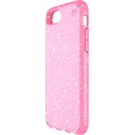 Bestbuy Speck - Presidio Clear + Glitter Case for Apple iPhone 6, 6s, 7 and 8 - Clear/glitter/bella pink