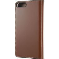 Bestbuy Platinum - Genuine American Leather Folio Case for Apple iPhone 7 Plus and 8 Plus - Bourbon
