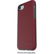 Bestbuy OtterBox - Symmetry Series Case for Apple iPhone 7 Plus and 8 Plus - Gray/burgundy