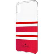 Bestbuy kate spade new york - Case for Apple iPhone X and XS - Glitter redcharlotte stripe red